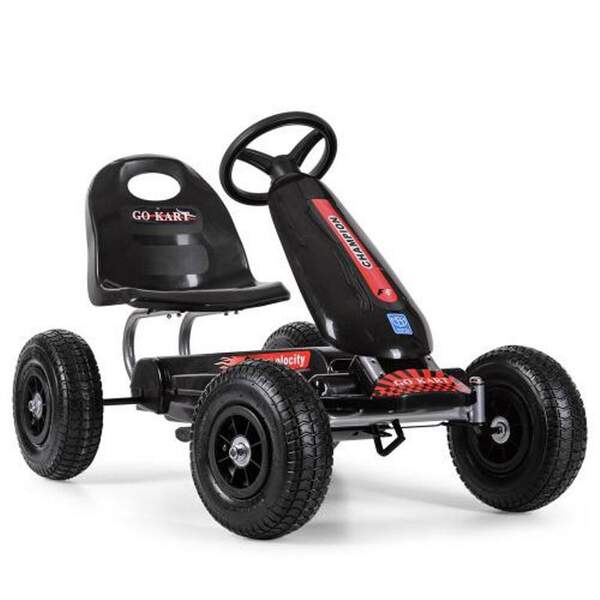 Карт M 3626A-2 (1шт) заліз,педальний, гумові колеса,чорн. (шт.)