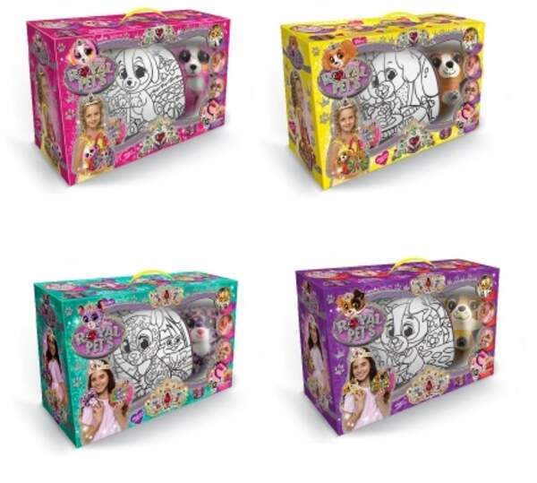 Набір креативної творчості "ROYAL PET`S" сумочки з собачками укр.(4) RP-01-01U,02U,03U,...07U (шт.)