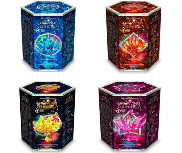 Набір для проведення дослідів "GROWING CRYSTAL" укр (8) GRK-01-01U,02U,03U..08U (шт.)