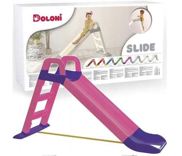 Гірка для катання дітей, 140 см артикул 0140/05 рожево-фіолетова (шт.)