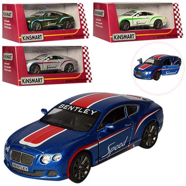 Модель легкова BENTLEY CONTINENTAL GT SPEED (2012) 5'' KT5369FW w/printing метал.інерц.відкр.дв.4кол (шт.)