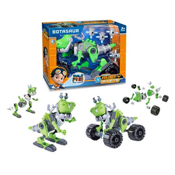 Конструктор C414 (12шт) RS, динозавр-транспорт, 27см, звук, на бат(табл), в кор-ці, 34,5-28-13см (шт.)