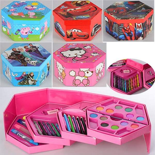 Набір художника 46 предметів, шестигранник №20046 (шт.)