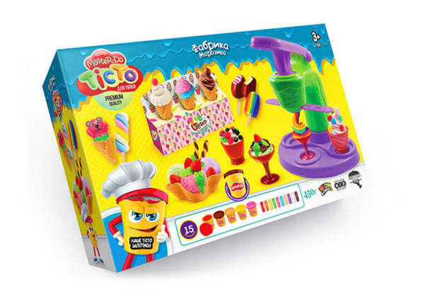 Набір креативної творчості "Тісто для ліпки "Master Do" ФАБРИКА МОРОЗИВА укр.(4) TMD-06-01U (шт.)