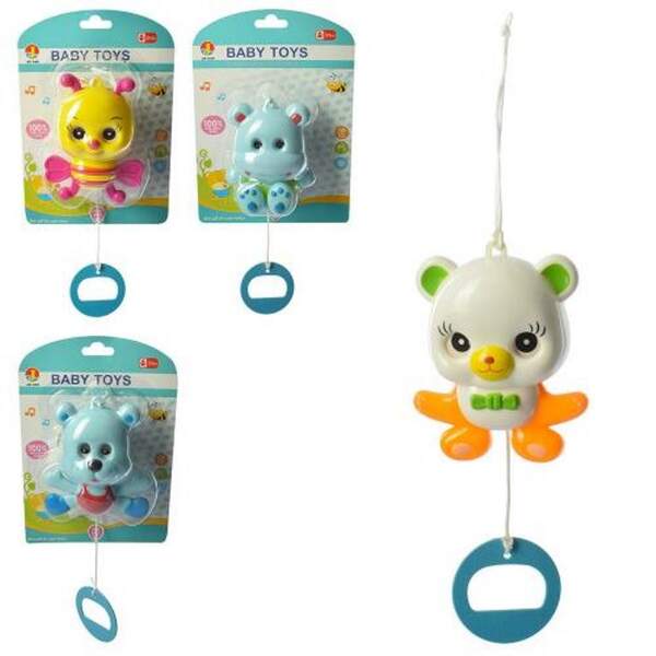 Підвіска на коляску 6513-4-5-6 (60шт) 32см, розтяжка, муз, підв. деталі, 4 види, на листі, 16,5-23,5 (шт.)