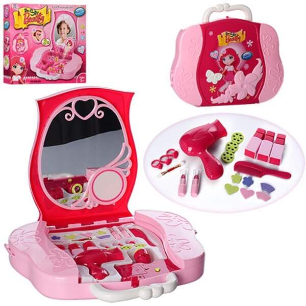 Трюмо 008-809 (12шт) валіза, з проектором, 18слайдів, фен, гребінець, косметика, на бат, кор, 36-40- (шт.)