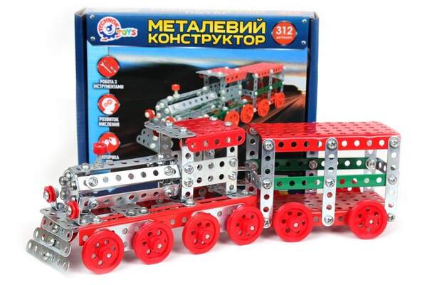 Конструктор металевий "Потяг Технок" 4814 /10шт (шт.)