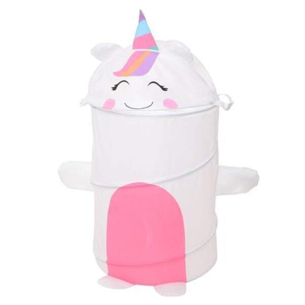 Кошик для іграшок M 6037 (30шт) єдиноріг, 55-35-35см,2ручки,кришка,1колір, в пакеті,36-36-4см (шт.)