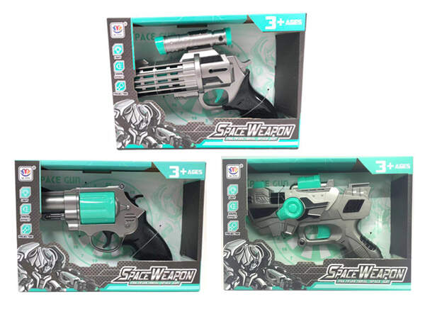 Пістолет батар. 926A/928A/929A (96шт/2) 3 види, у кор. 22,5*15,6*5,4см (шт.)