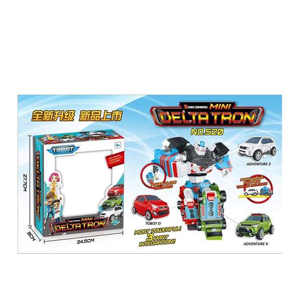 Трансформер 520 (24шт) ТВТ, 3в1, робот + машинка, 19см, у кор-ці, 24,5-27,5-9см (шт.)