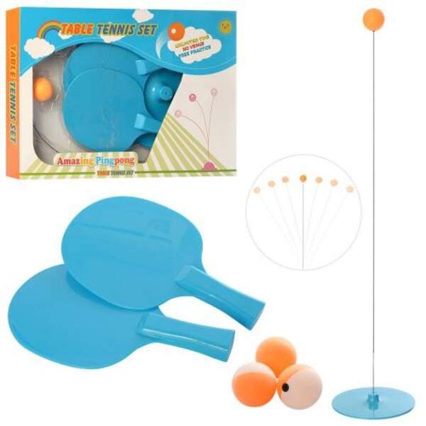 Гра MS 2150 (20шт) настільний теніс, 2шт пласт. ракетки 24,5 см, 2 кульки, в кор-ці, 43-30-4,5см (шт.)