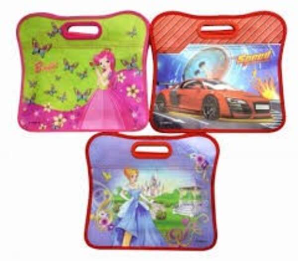 Папка дитяча мульт.герої з пластиковими ручками, на блискавці, 22,5 * 34,5 * 9см (240/120/6) 108 (шт.)