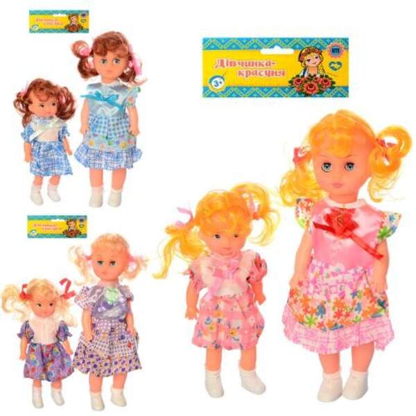 Лялька 1285BV (96шт) 2 шт., 28см, 3 кольори, зв., кул., 18-40-5 см. (шт.)
