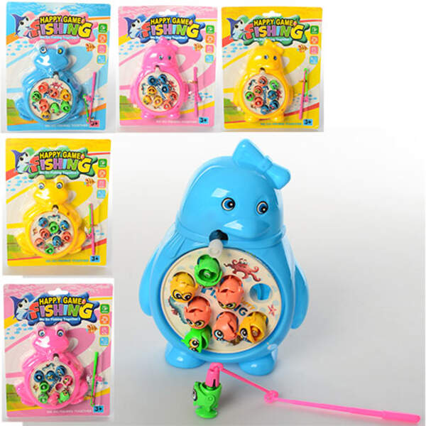 Рибалка 188-7-10 (288шт) заводна, вудка, рибки, 2 види, на листі, 21-16,5-4см (шт.)