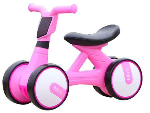 Толокар M 4086-8 (1шт) мотоцикл, музика, світло, кольор. коробка, рожевий (шт.)