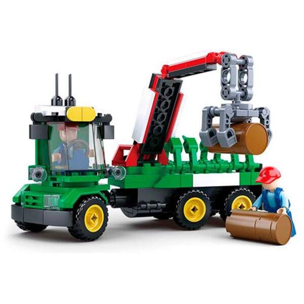 Конструктор SLUBAN M38-B0778 (32шт) стройтехника15,5см, фигурки, 209дет, в кор-ке,28,5-24-5,5см (шт.)