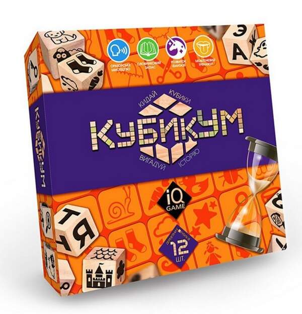 Розважальна гра "КубикУм" укр (6) G-KU-01U (шт.)