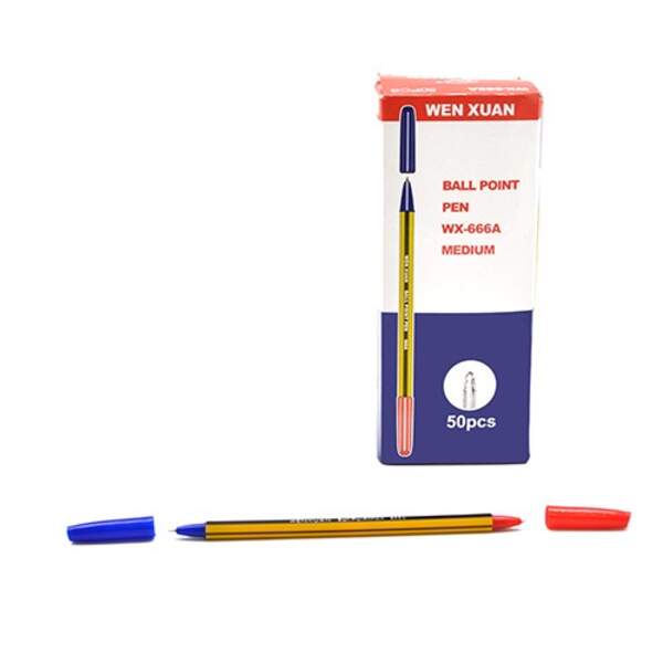 Ручка кулькова  двостороння синя/червона ST01130 (2800шт) (шт.)