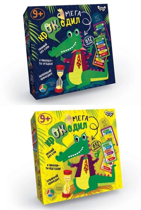 Настільна гра вікторина "Мега-крокодил" укр (10) CROC-03-01U (шт.)