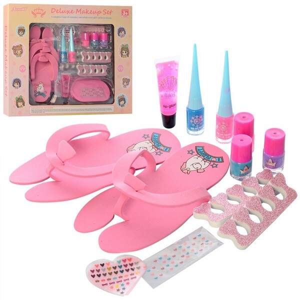 Косметика "Манікюр"1906D (1923547) (24шт/2) лаки, капці, блиск, наклейки в кор. 42*4,5*33 см (шт.)