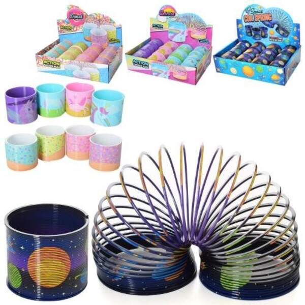 Пружинка MCS76-WXY (360шт) 6,5см, 3 види, 12шт у дисплеї, 31,5-8-20см (шт.)