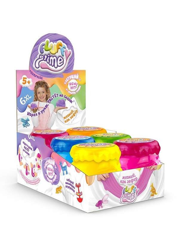 В'язка маса "Fluffy Slime" 6XL укр (6) FLS-04-01U (шт.)