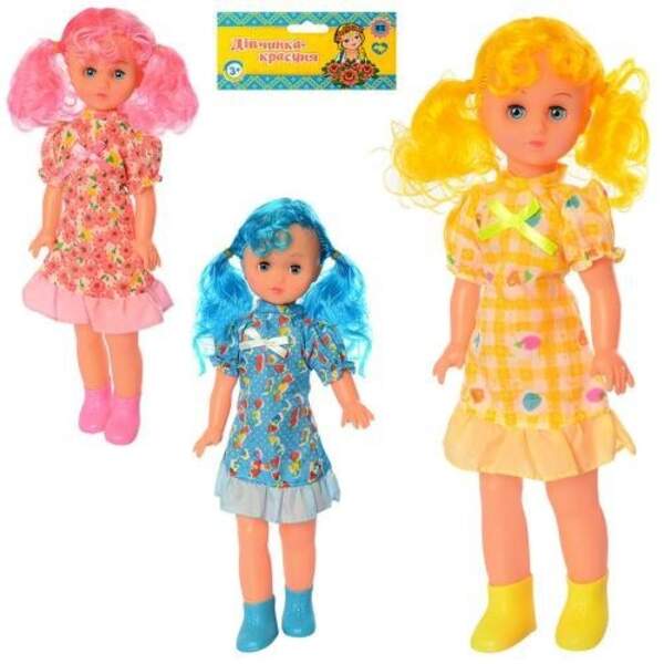 Лялька 16063BV (72шт) 40см, звук, 3види, в кульку, 14-48-5см (шт.)