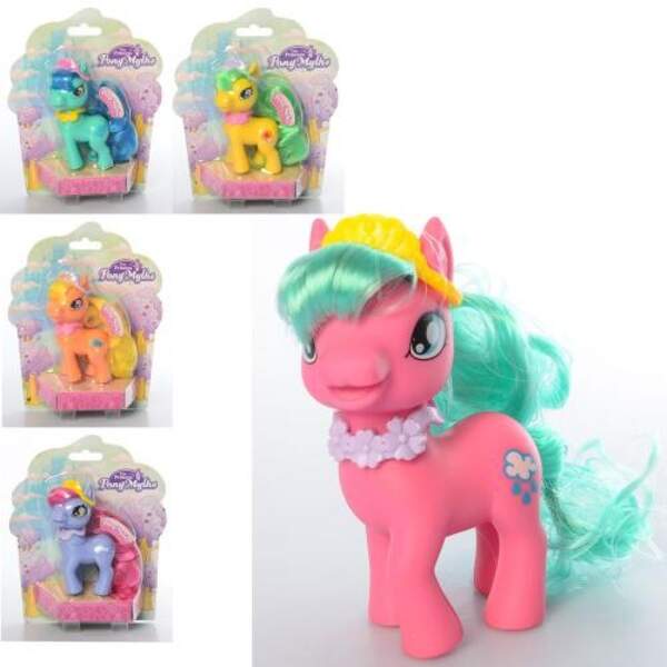 Конячка 69017 (24шт) LP, 10,5см, 6видів, на листі, 16-19,5-4см (шт.)