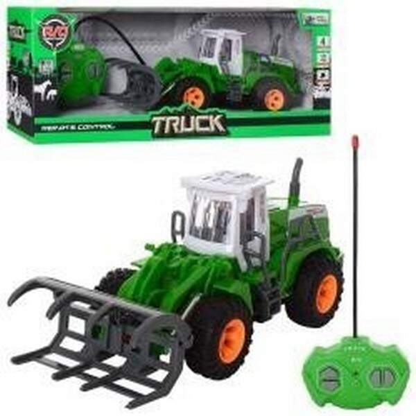 Трактор HT021 (24шт) р/к, 1:30, 23см, рухомі деталі, світло, на бат-ці, в кор-ці, 35-14-11см (шт.)