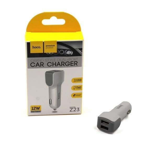 Адаптер HOCO CAR USB DOUBLE Z 23 (280) 7087 (шт.)