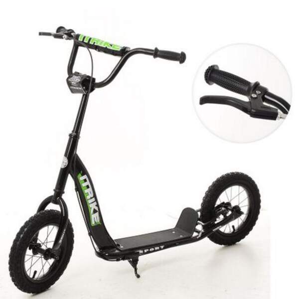 Самокат SR 2-043-1-B (1шт) підліт, 2кол-гума 12д, кермо 73-85см, до 60кг, підн.30-11см, ручн.гальмо, (шт.)