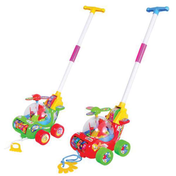 Каталка 0867 (72шт) на палиці, вертоліт, мотузка, крутиться пропелер, 2 кольори, в кульку, 19-14-16с (шт.)