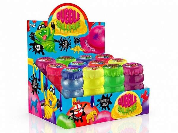 В'язка маса "Bubble Slime" укр (12) BUBS-01-01U (шт.)