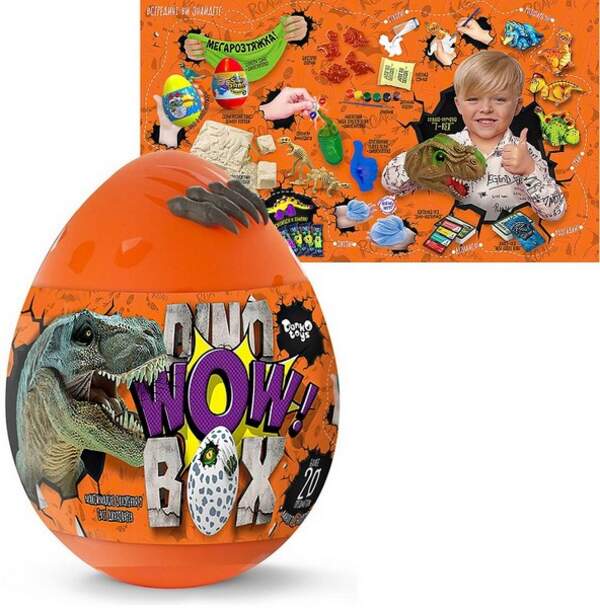 Креативна творчість "Dino WOW Box" укр (2) DWB-01-01U (шт.)