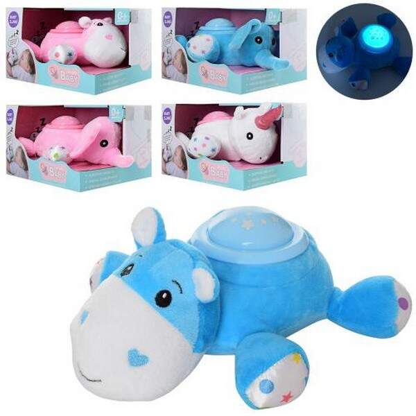 Нічник 812-1-2-813-1-2-814 (24шт) 20см, муз, св, 5в(тварини), на бат-ці, в кор-ці, 21,5-13-16см (шт.)