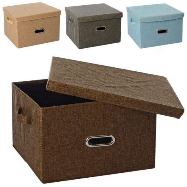 Кошик для іграшок MR 0339-2 (20шт) ящик, коробка, 38-28-26см, 4 кольори, в кульку, 38-28-4см (шт.)