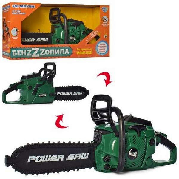 Бензопила М 5506 (24шт) 40см, звук, рухома стрічка, на бат-ці, в коробці, 42-21-11,5см (шт.)