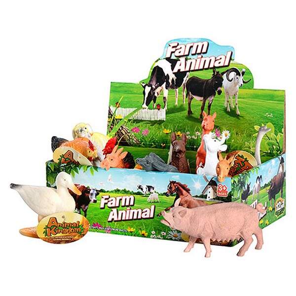 Тварини N 588-2 (288шт) домашні, 12см, 12шт у дисплеї, 25,5-8,5-17см (шт.)