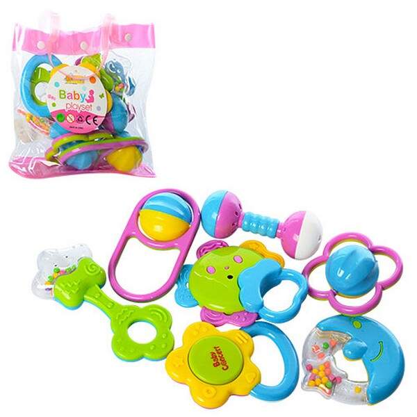 Брязкальце 3838A-25 (60шт) 7шт, від 9см, у сумці, 19-19-4,5см (шт.)