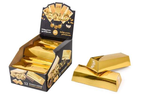 Креативна творчість для проведення розкопок "Gold" злиток малий (12) GEX-02-01 (шт.)