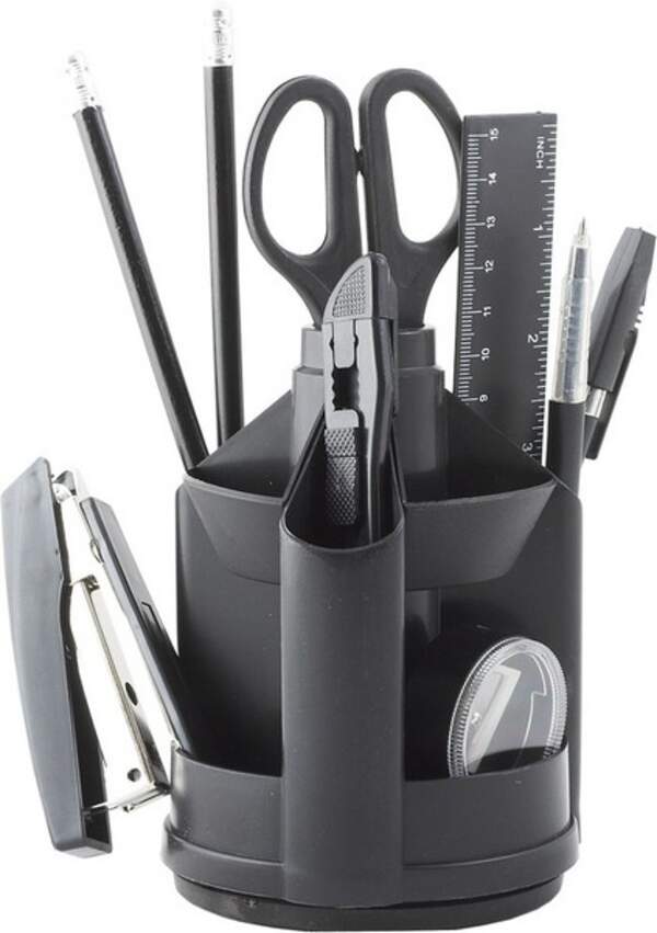 Набір настільний, JOBMAX 13 предметів, оберт. 360 BM.6300-01 ( 1/24шт) (шт.)