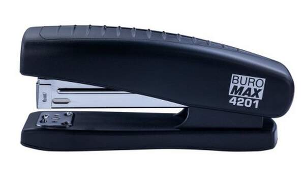 Степлер пластиковий до 20арк. (скоби №24, 26), чорний BM.4201-01 (1/12/72шт) (шт.)