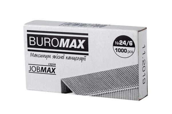 Скоби №24/6, 1000 шт., JOBMAX BM.4402 (10/500шт) (шт.)