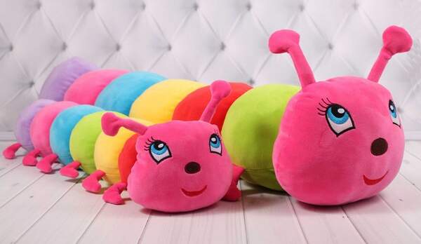 Обіймашка Гусеничка, 00276-1 (84x18x15см) (шт.)