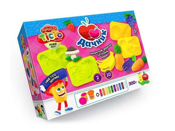 Креативна творчість "Тісто для ліплення "MASTER DO" Дачник укр (6) TMD-18-01U (шт.)