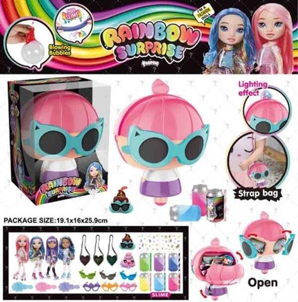 Ігровий набір лялька BELA DOLLS SURPRISEs BL1168 (18шт) сумка у формі fashion dolls,лялька 17,5см+сю (шт.)