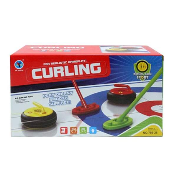 Гра MR 0411 (20шт) керлінг, щітки 2шт, аерокегль, на бат-ці, в кор-ці, 28-16-11см (шт.)