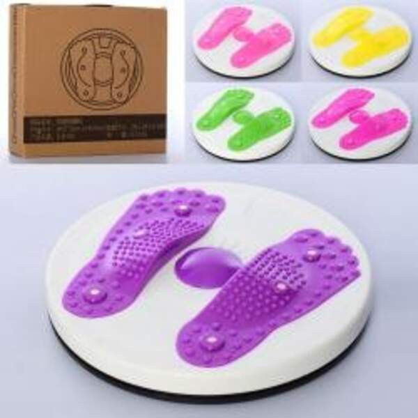 Диск балансувальний MS 2479-1 (30шт) 2в1 (тренажер, масажер), обертовий. пластик, 5 кольорів, в кор- (шт.)