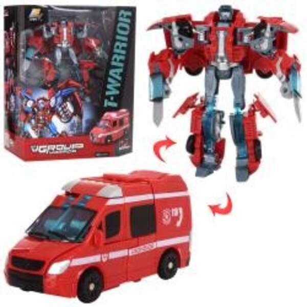 Трансформер J8016D (24шт) робот+машина, 17см, в кор-ці, 30,5-25-11см (шт.)