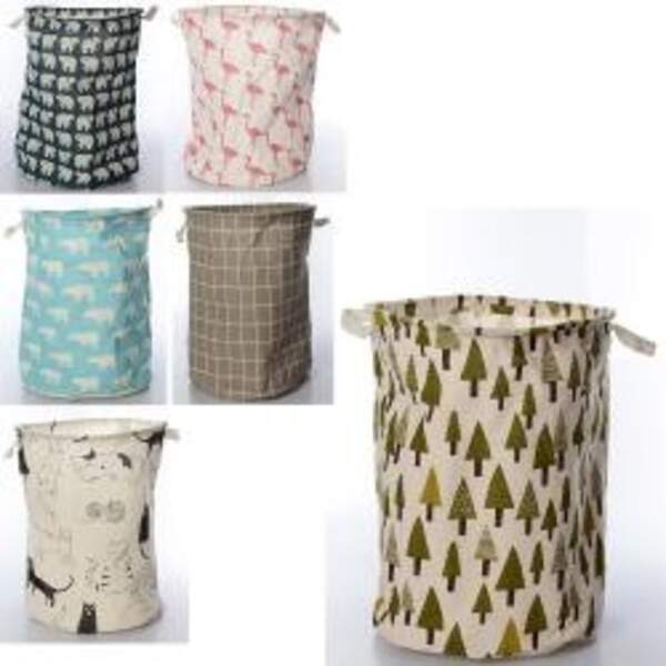 Кошик для іграшок MR 0610 (50шт) діам.35см, висота 42см, 2короткі ручки, 6видів, в кульку,50-19-5см (шт.)